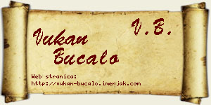 Vukan Bucalo vizit kartica
